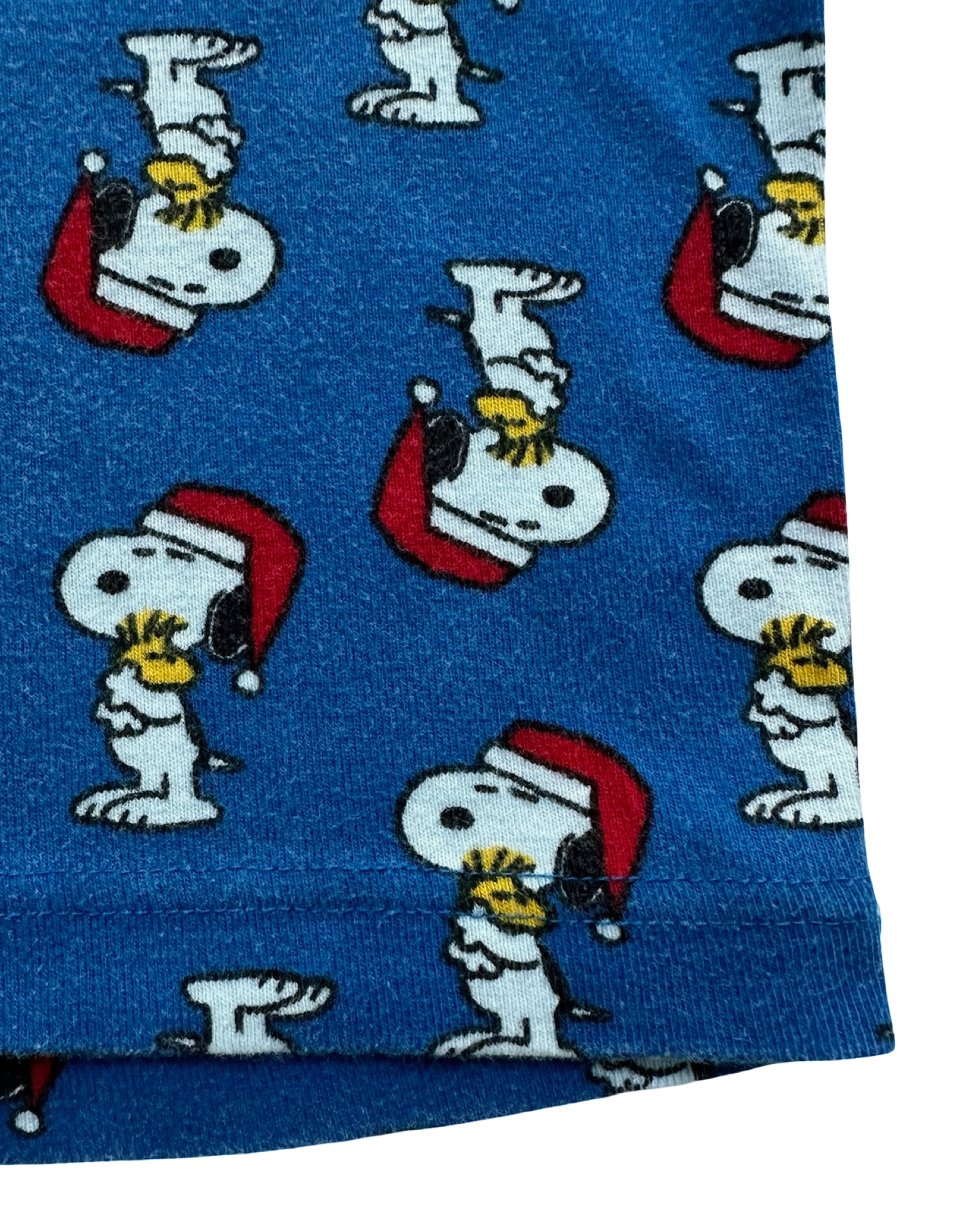 2T Toddler Boys Hanna Andersson Peanuts Snoopy Santa Hat Christmas Jammies, Pjs 2 Pieces Set.
