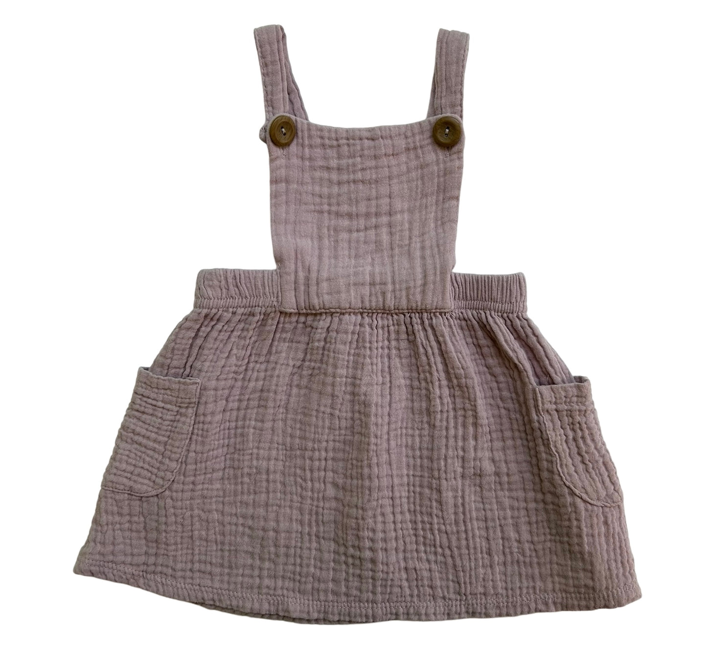 12M Baby Girl’s Rabbit Bear An Emily And Oliver Brand Antique Pink Dress.