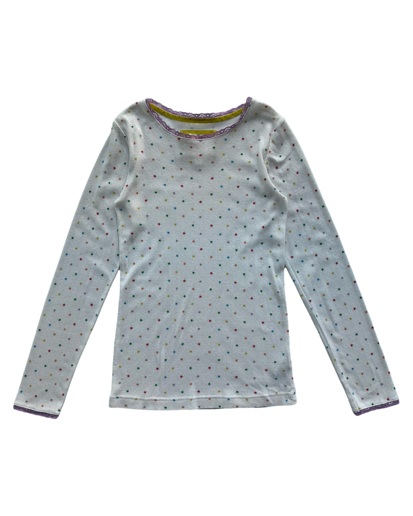 13Y-14Y Youth Girls Boden Long Shirt Polka Dots Pjs.