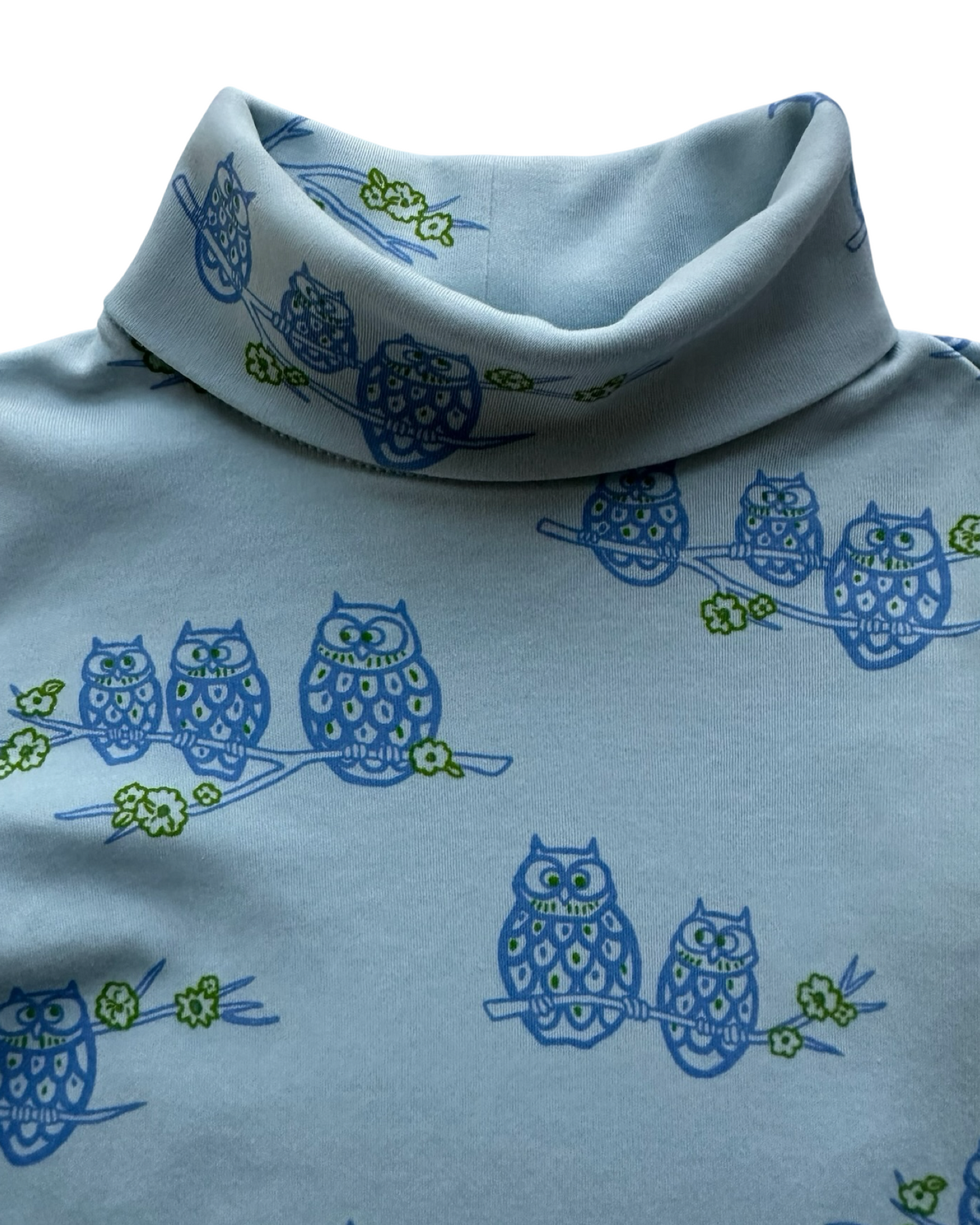 3T Toddler Girls The Beaufort Bonnet Company Owl Tatum’s Turtleneck Top