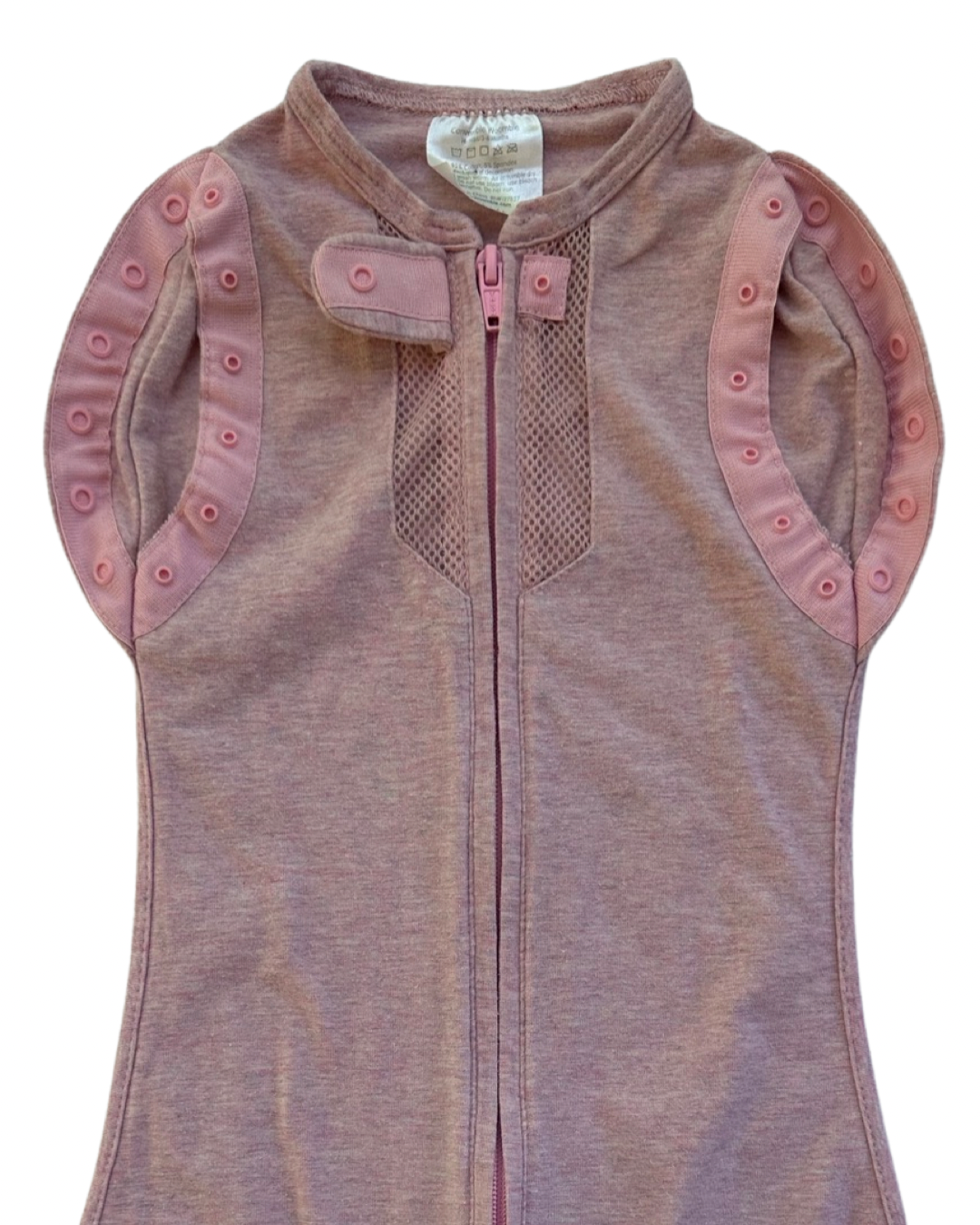 3-6M Baby Girl Pink Posy Convertible Woombie Swaddle / Sleep Sack 14-19lbs