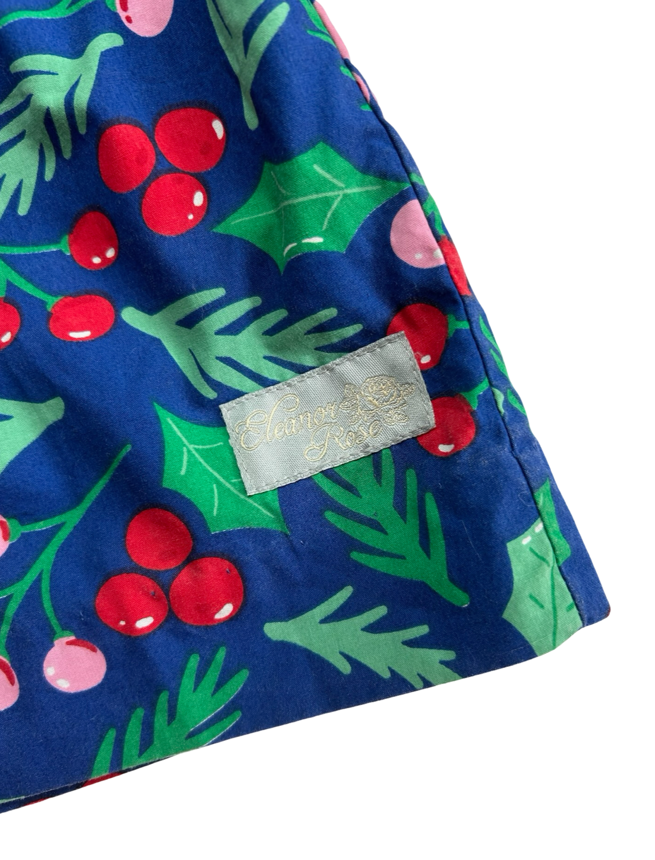 6Y-7Y Youth Girls Eleanor Rose Holly Berry Christmas Holiday Dress