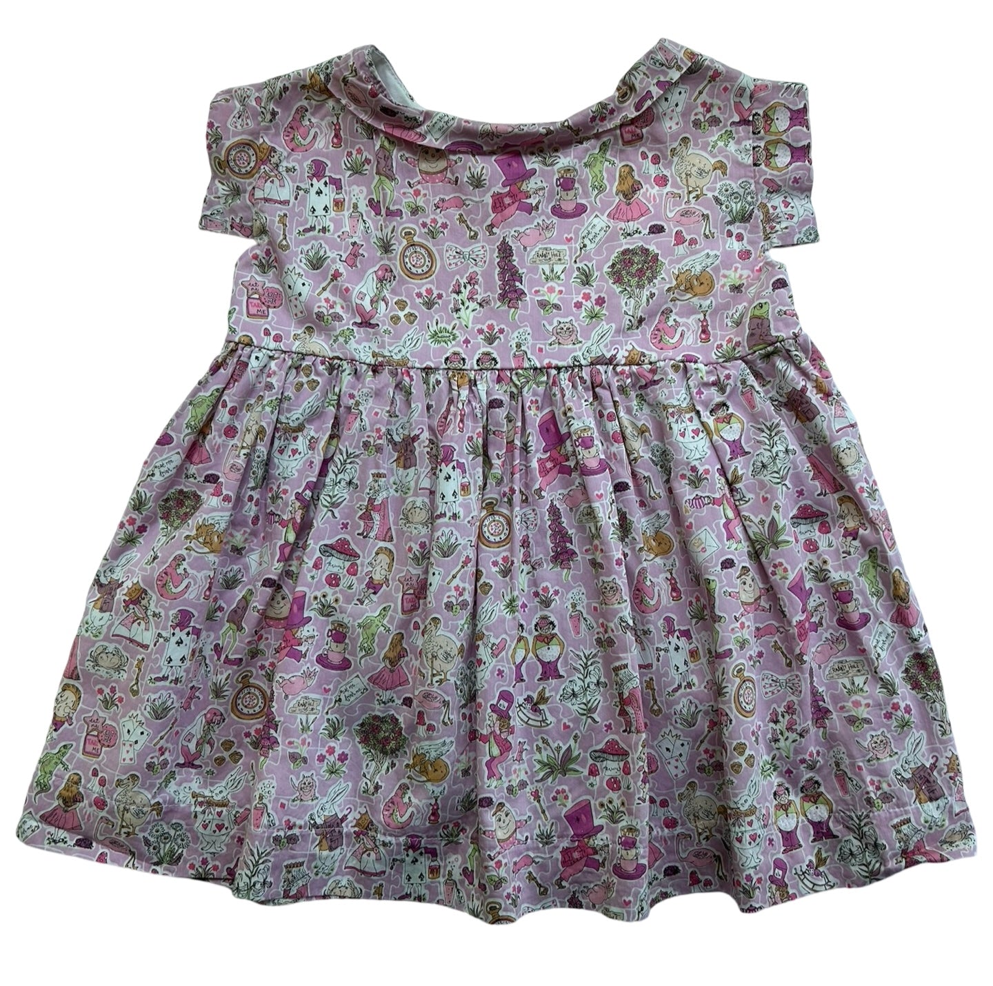 2T Toddler Baby Alice In Wonderland Dress.
