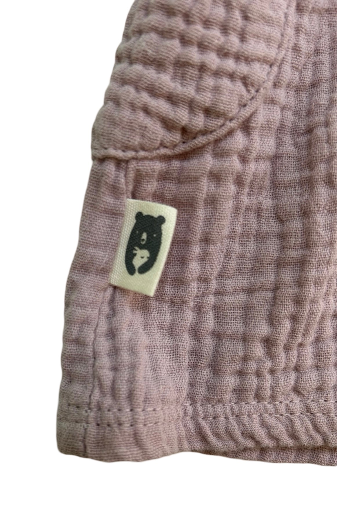 12M Baby Girl’s Rabbit Bear An Emily And Oliver Brand Antique Pink Dress.