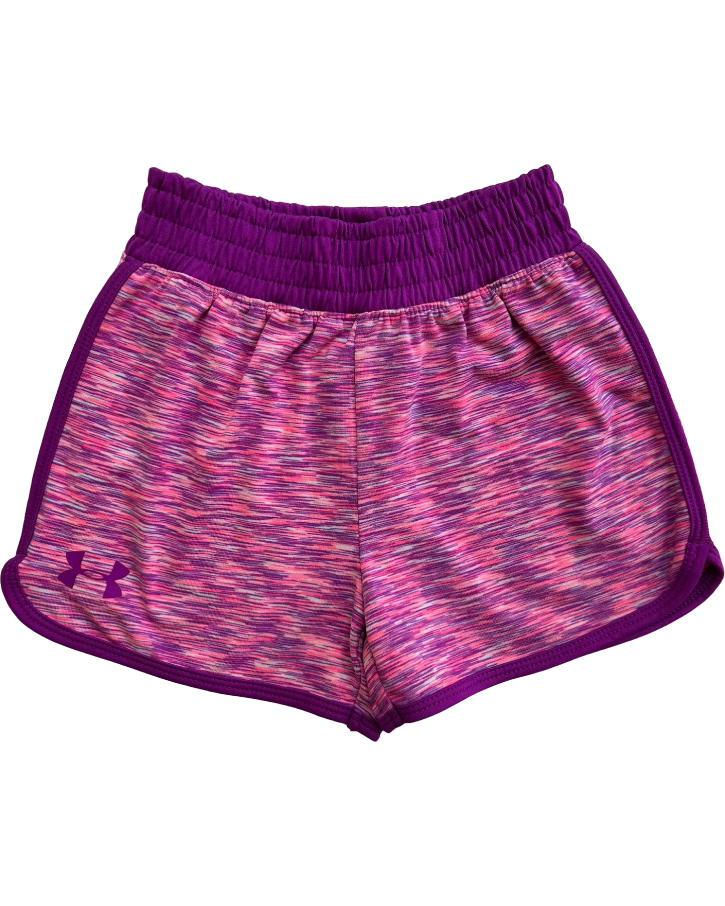 4T Toddler Girls Under Armour Purple Record  Breaker Athletic Shorts