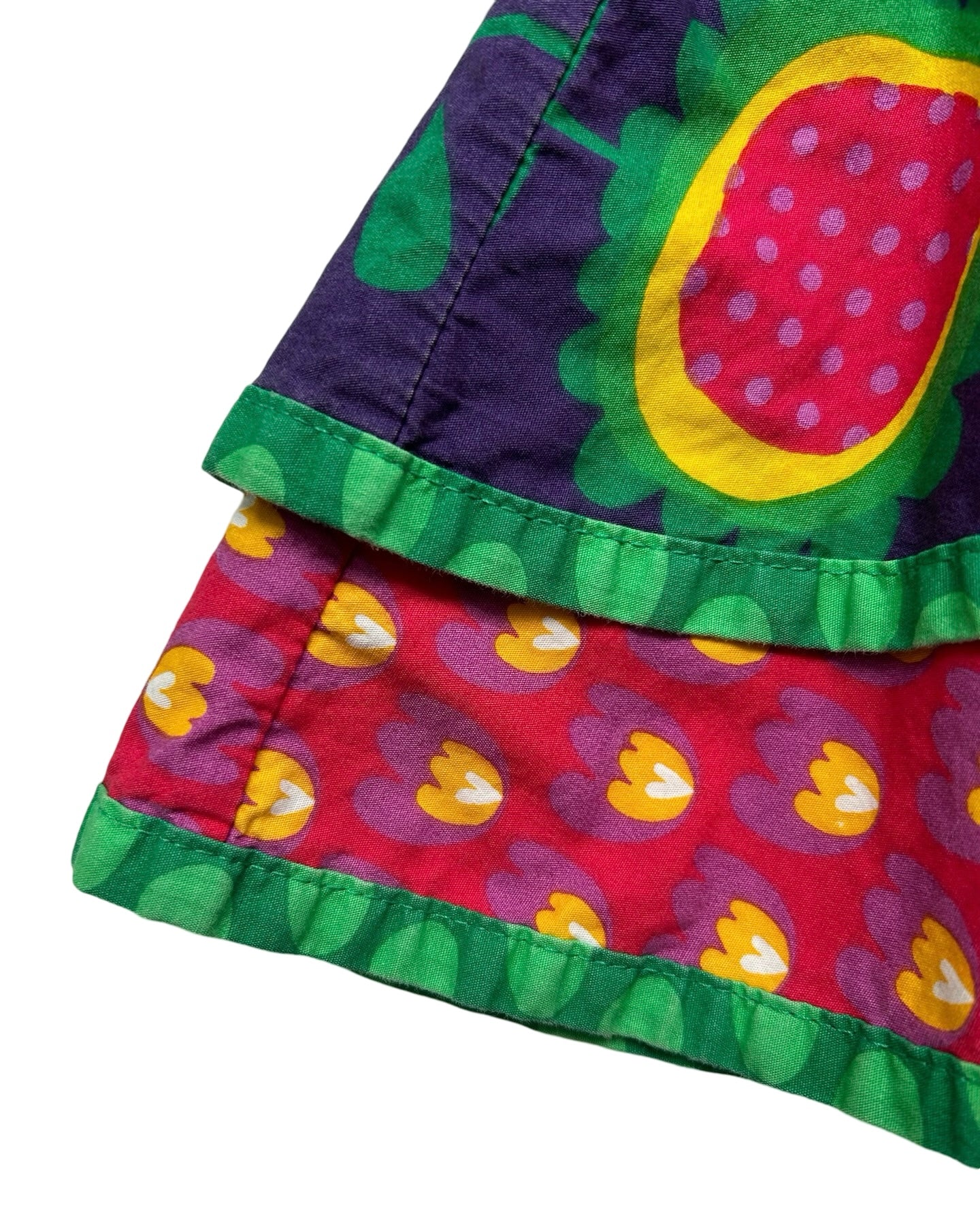 18M Baby Girl’s Jelly The Pug Telluride Claire Purple And Flowers Multi-Layer Skirt.