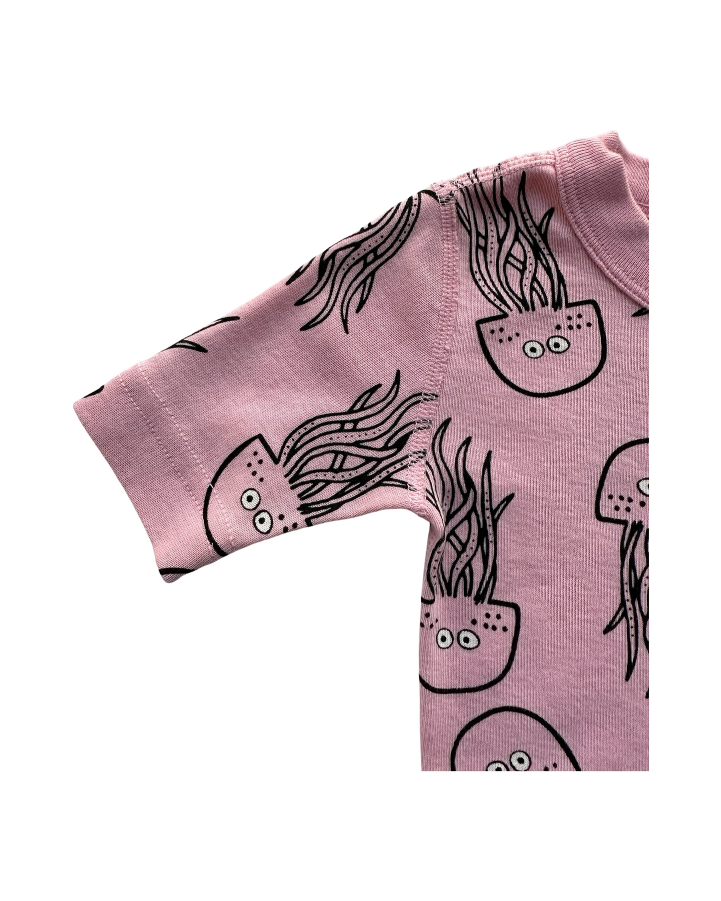4T Toddler Girls Hanna Andersson Jellyfish Organic Cotton Pjs 2 Pieces Set