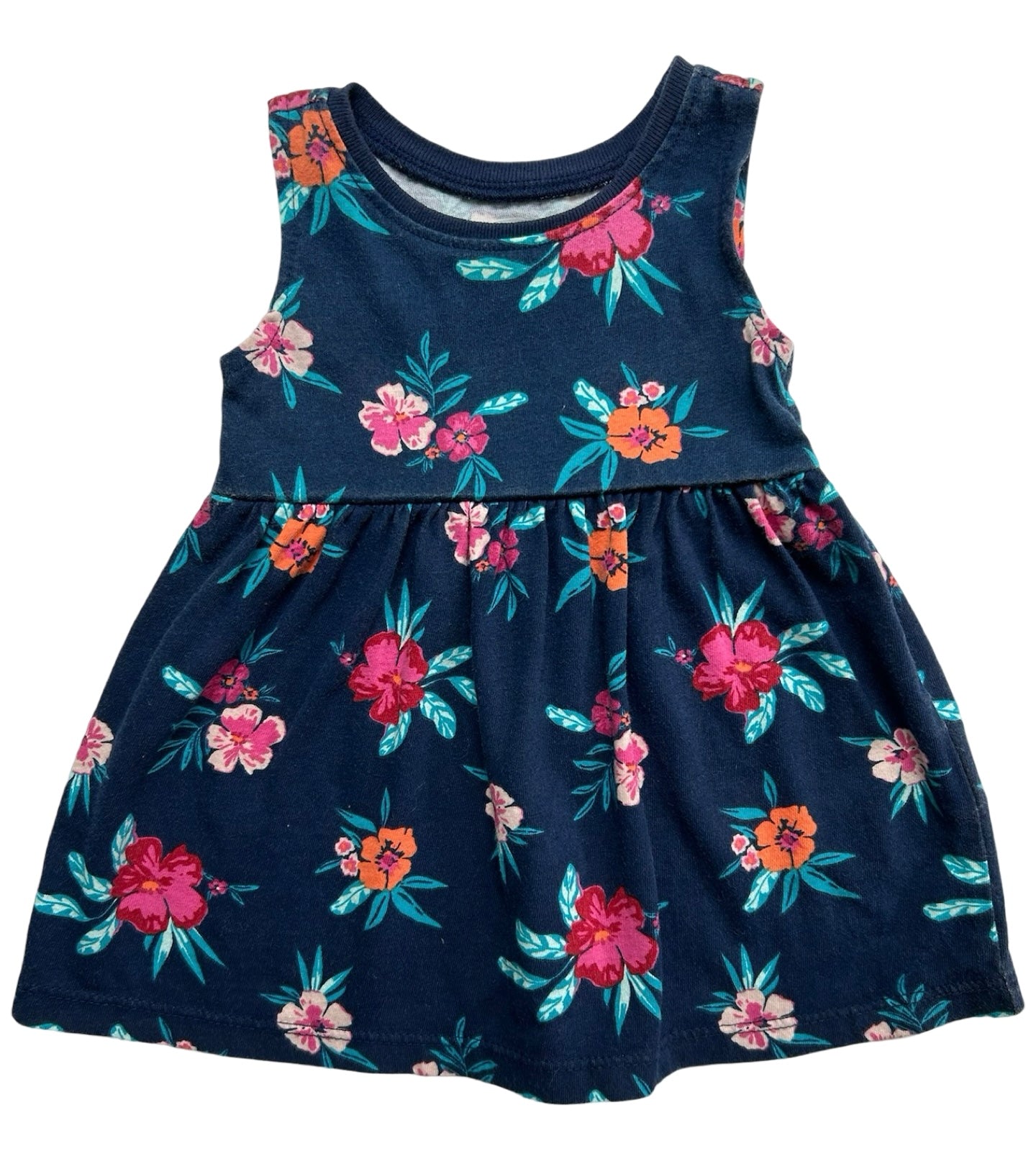 0-3M Baby Girls Old Navy Floral Dress.