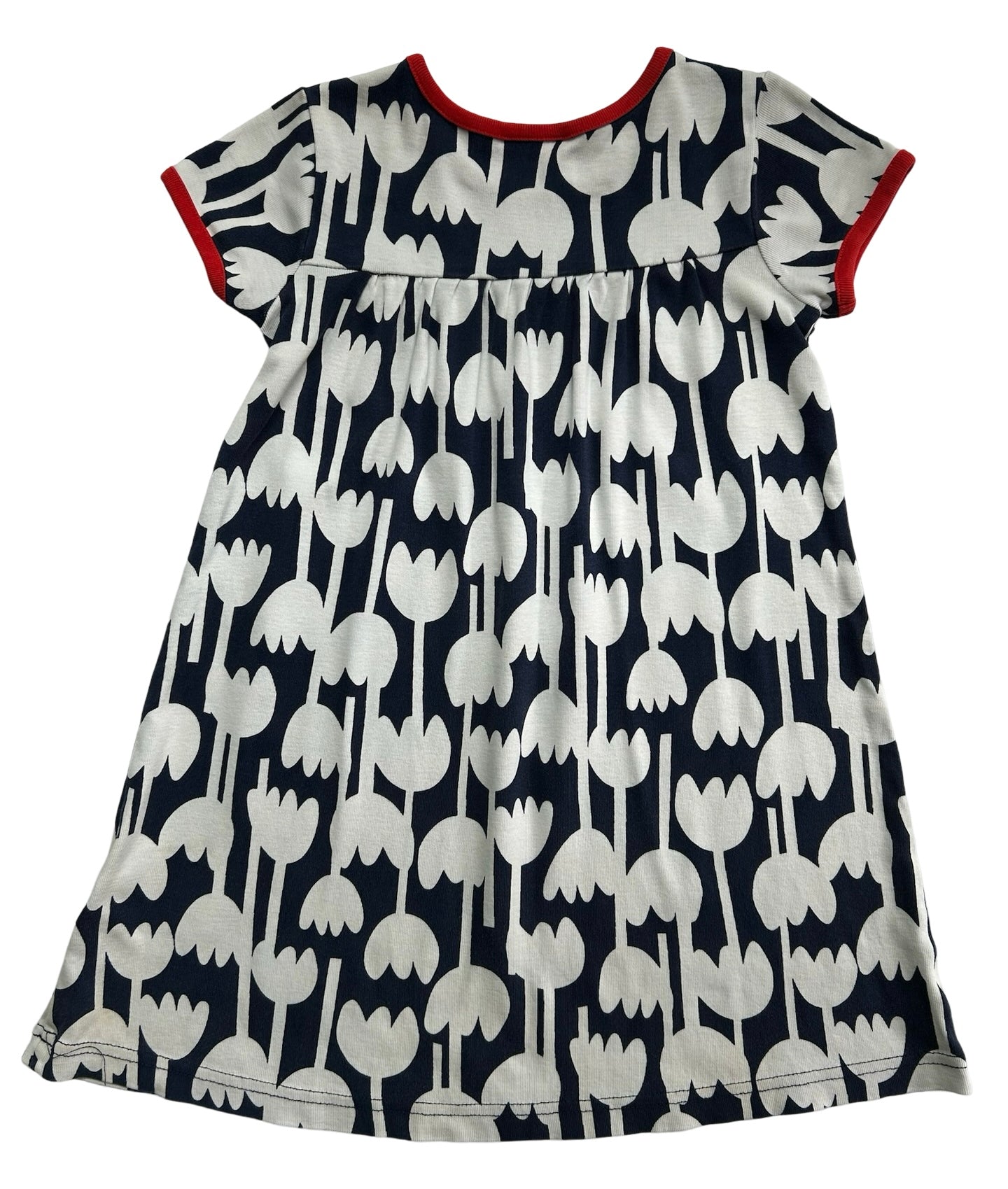 6Y (120) Hanna Andersson Girl’s Short Sleeve Tulip Dress.