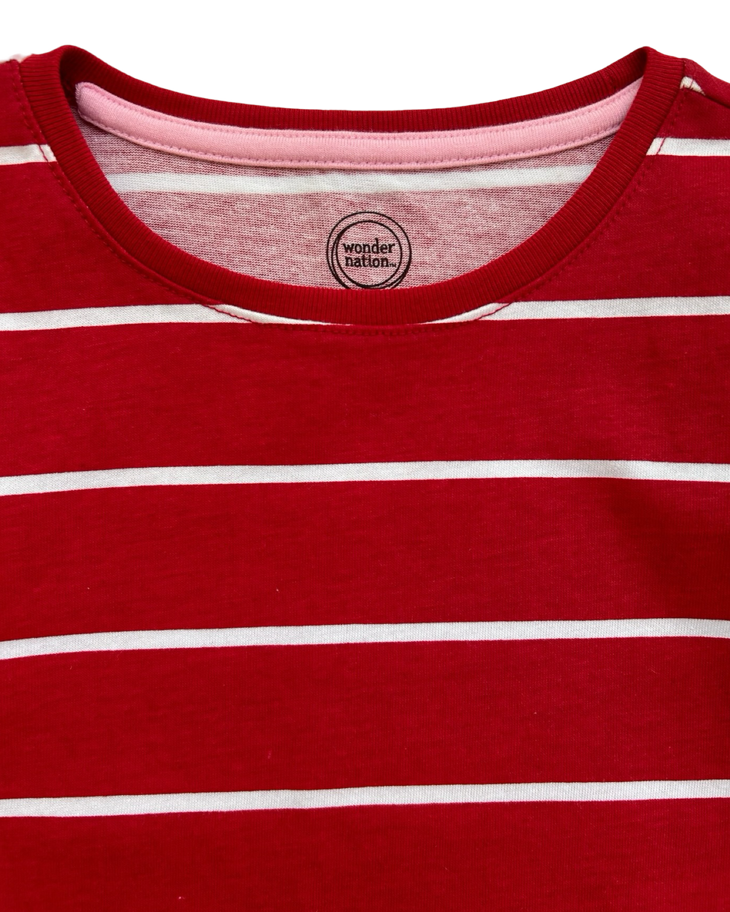 XS 4-5 Toddlers Girls WonderNation Striped Long Sleeve Shirt Top.