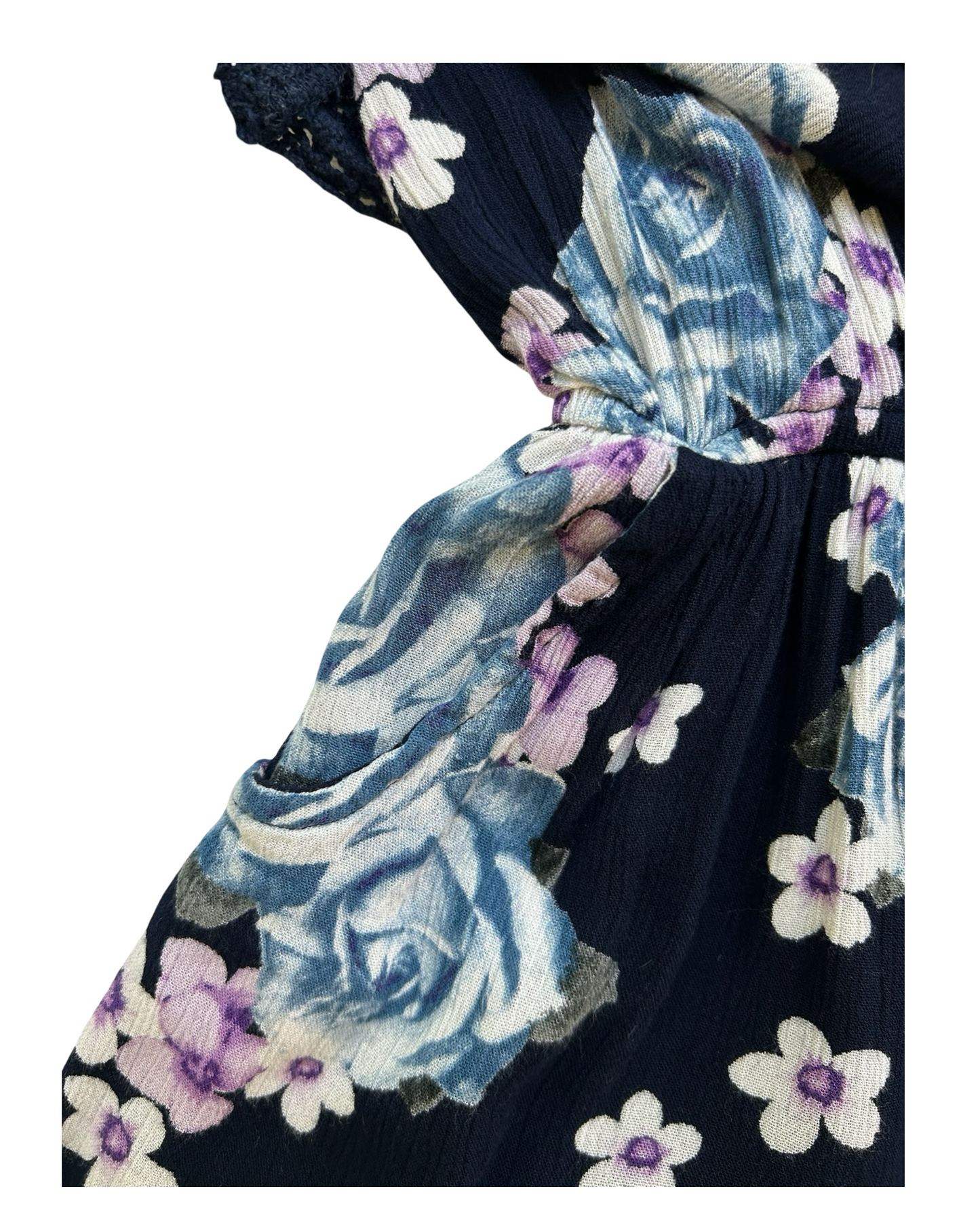 6T Toddlers Girls Justice Floral Jumpsuit Romper.