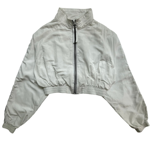 Small Women’s Love Tree Cropped Zip-Up Wind Breakers Jacket.