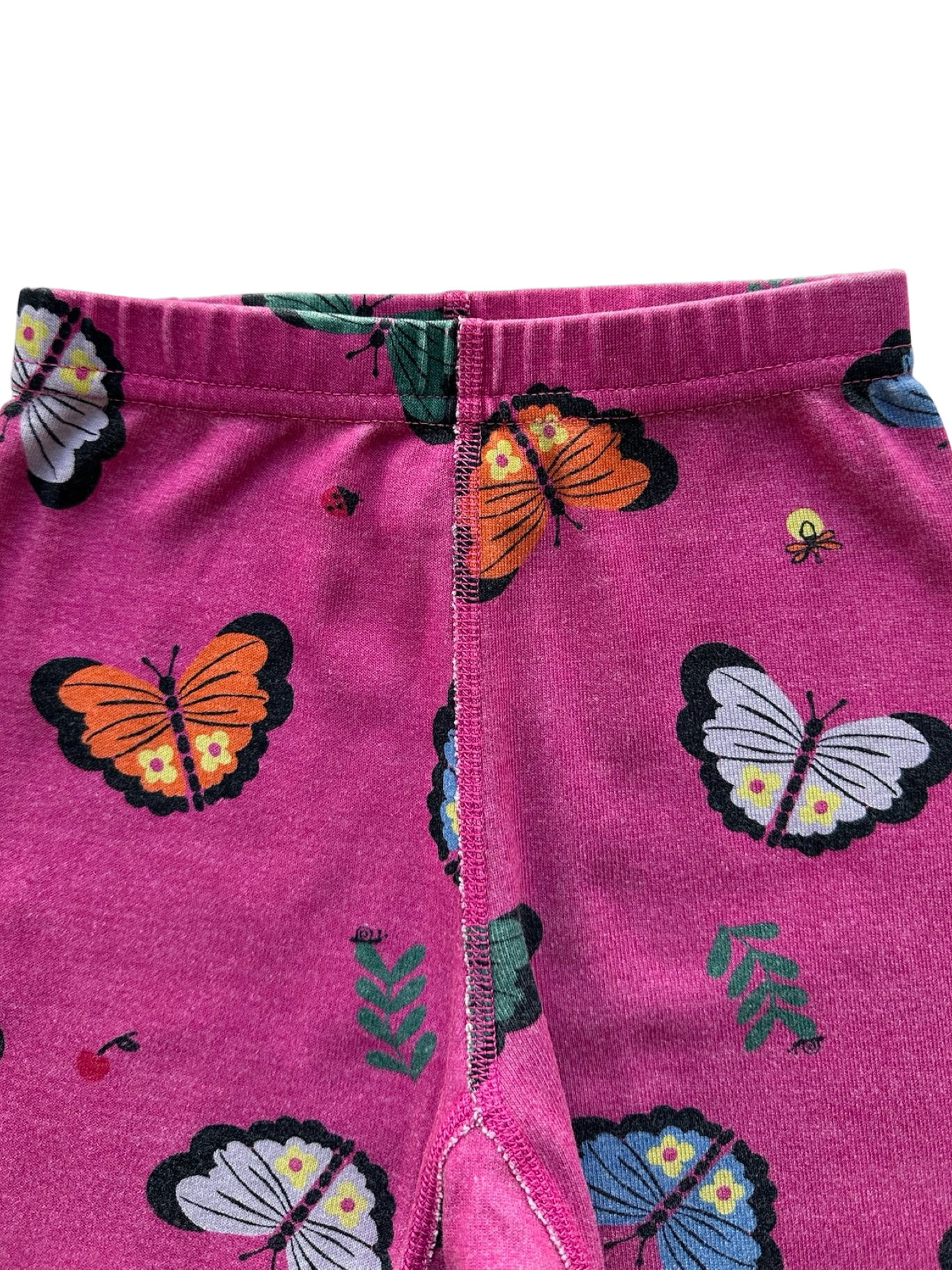 4T Toddler Girls Hanna Andersson Dancing Butterflies 🦋 🦋🦋 Long John Organic Cotton Pjs 2 Pieces Set
