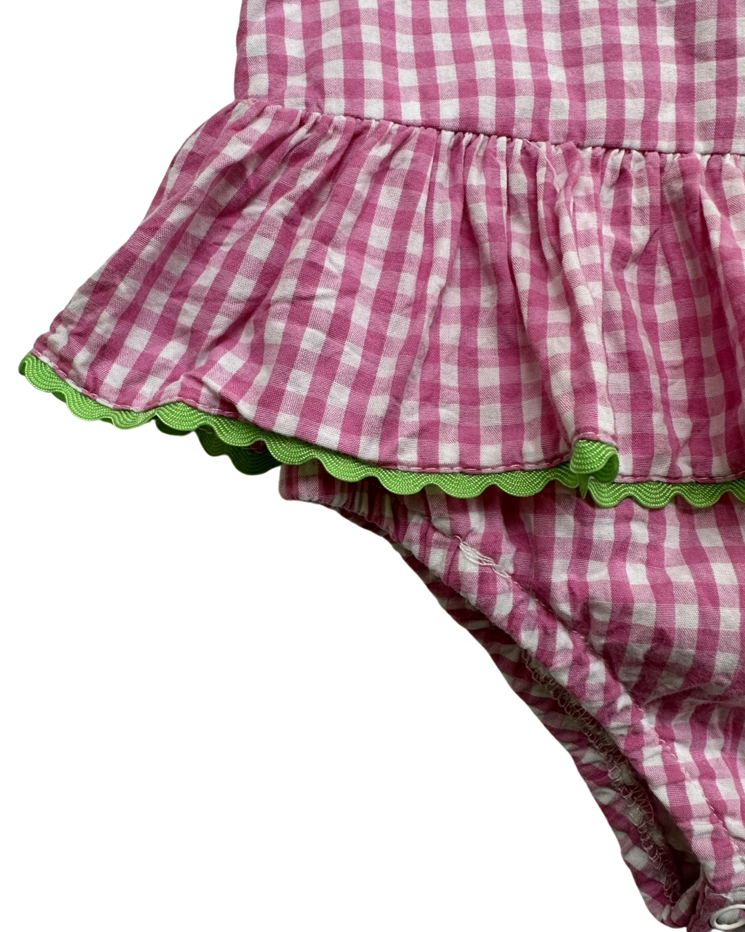 18M-24M Baby Girl Pink Seersucker Lil' Cactus Ice Cream Swim Suit