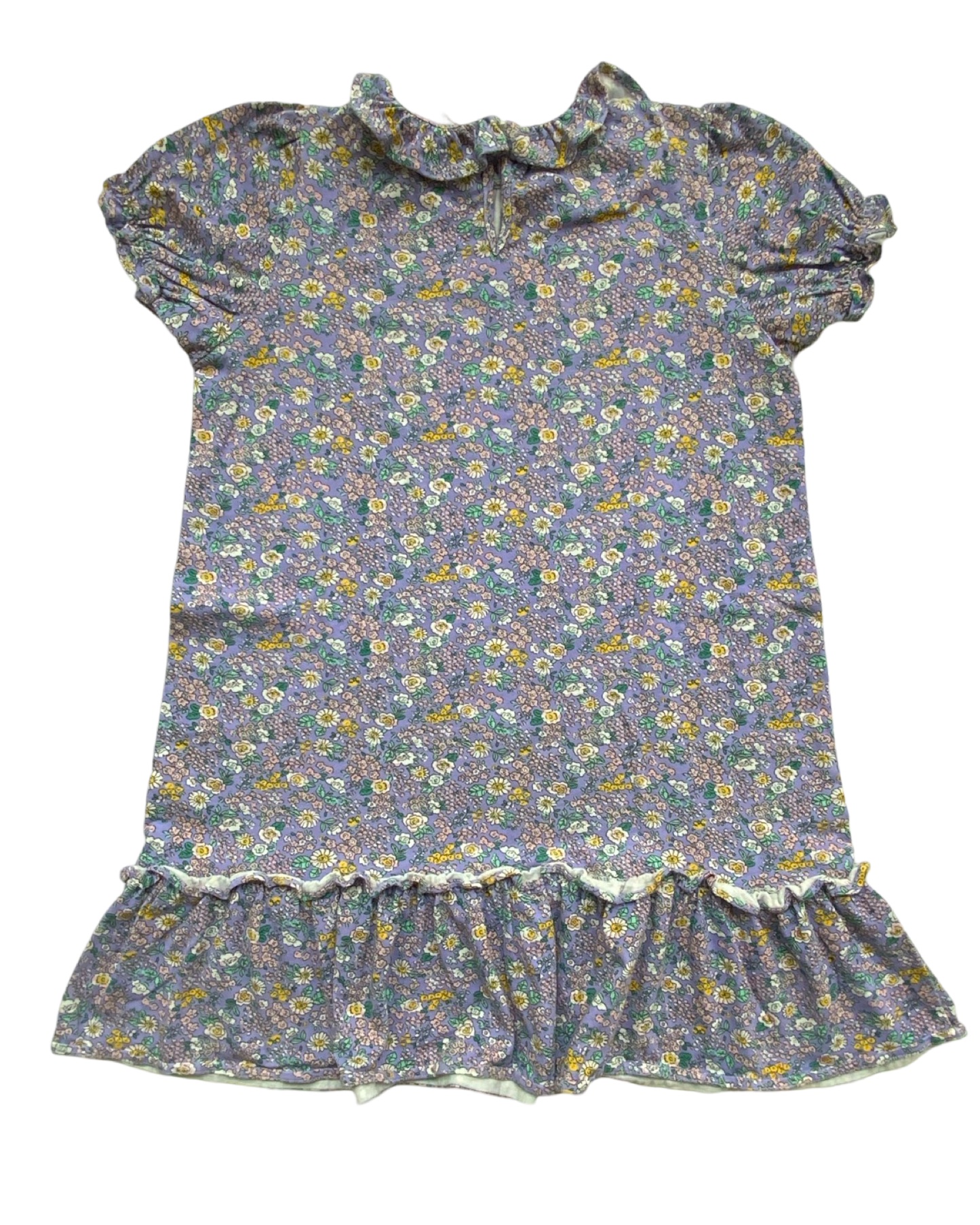 10Y Young Girls Bisby Samantha Dress Violet Longwood Floral.
