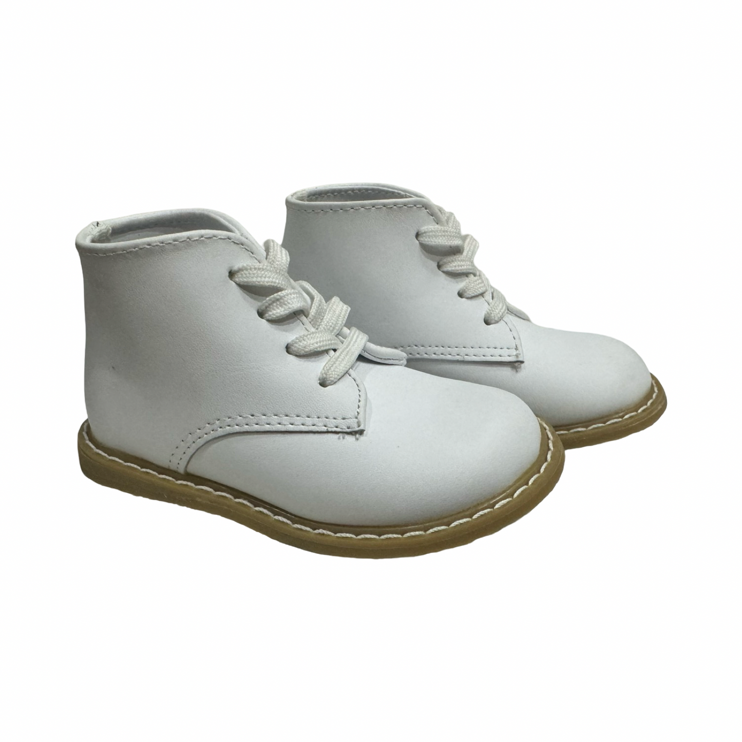 5C Toddler Boy Baby Dear White Leather Dress shoes