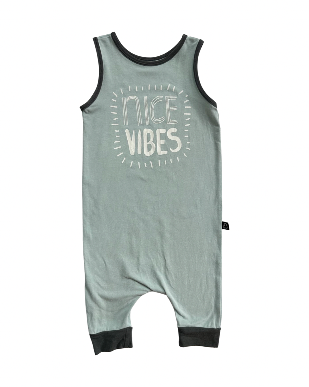 18-24M Baby Boy RAGS to Raches Nice Vibes Tank Shortie Romper