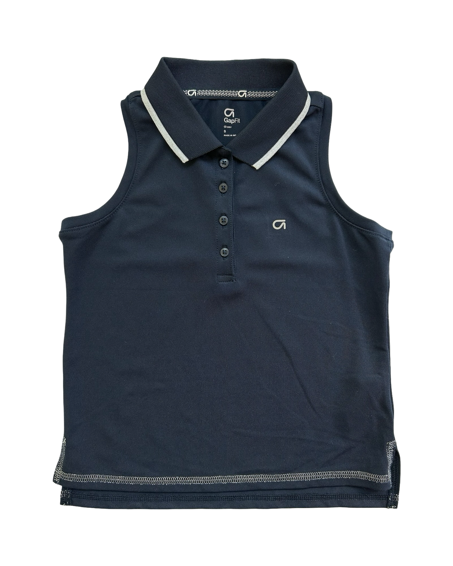 S 4 Toddlers Girls GapFit Top Sleeveless Polo Shirt.