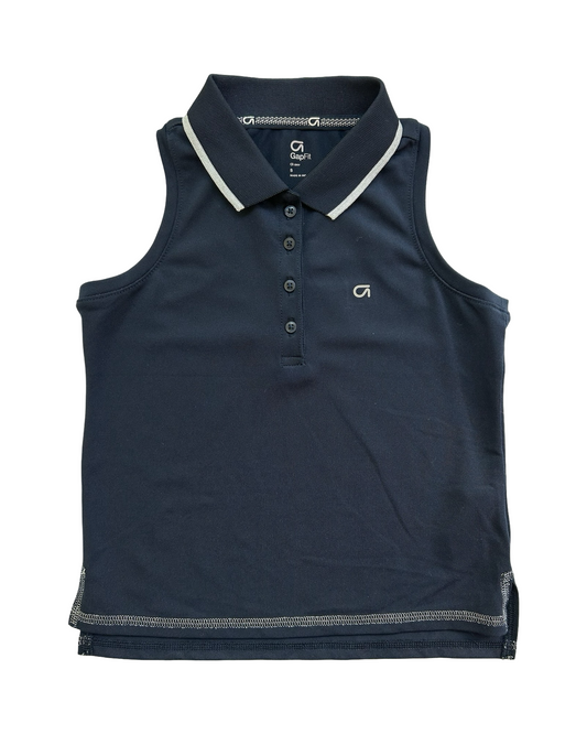 S 4 Toddlers Girls GapFit Top Sleeveless Polo Shirt.