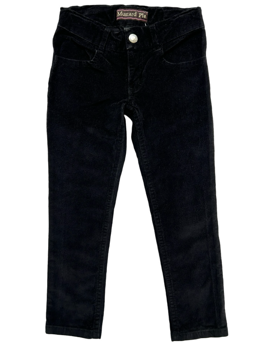 2T Toddler Girls Mustard Pie Corduroy Pants.