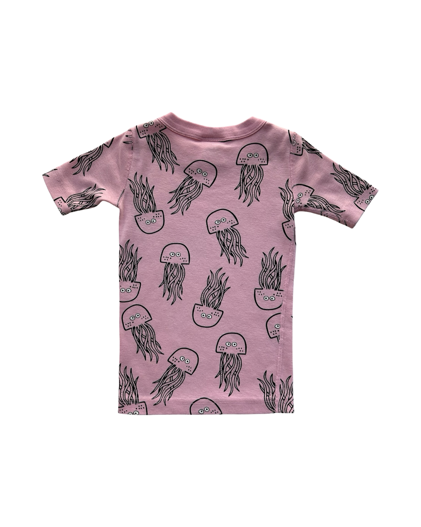 4T Toddler Girls Hanna Andersson Jellyfish Organic Cotton Pjs 2 Pieces Set
