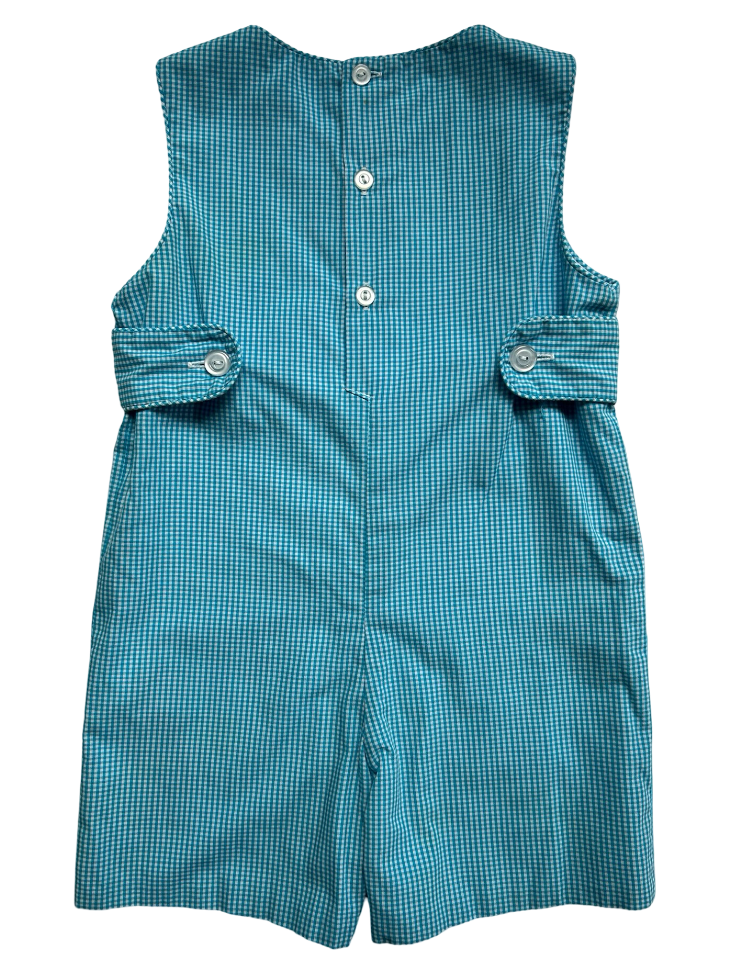 2T Toddler Boys Kelly's Kids Gingham John John Romper