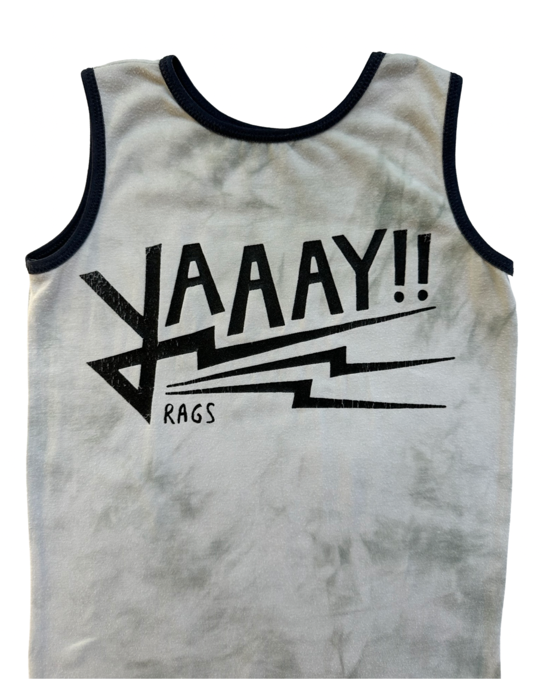 2T Toddler Boy RAGS to Raches YAAAY! Romper