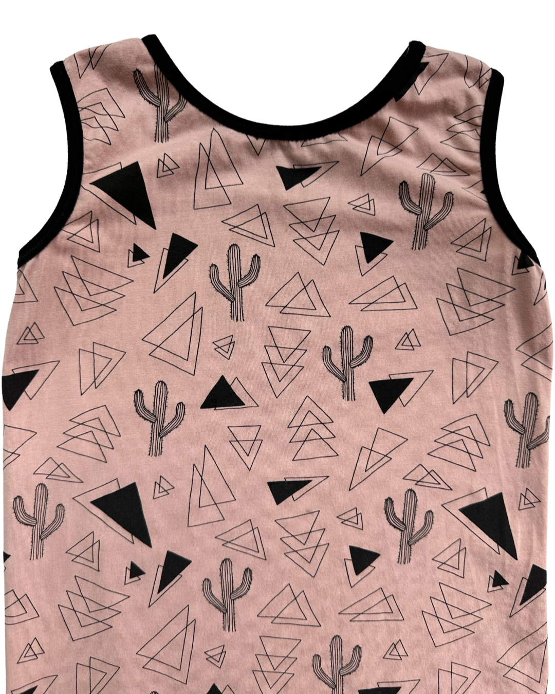 2T Toddler Boy / Girl RAGS to Raches Salmon Pink Cactus Tank Shortie Romper