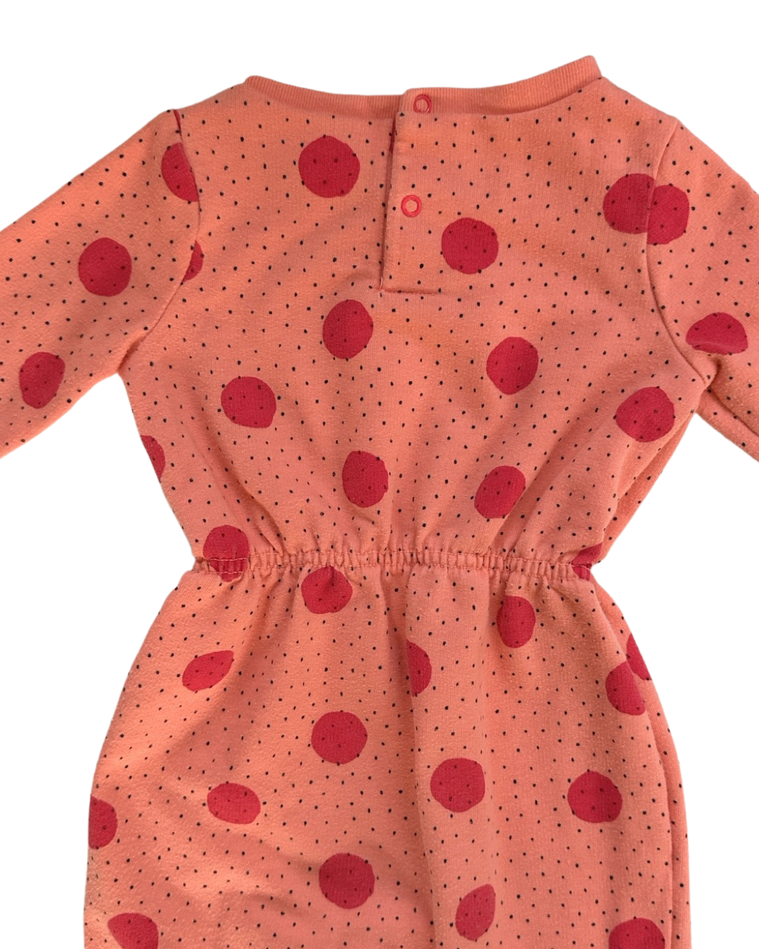 12M Baby Girl Cat & Jack Pink Polka Dot Romper