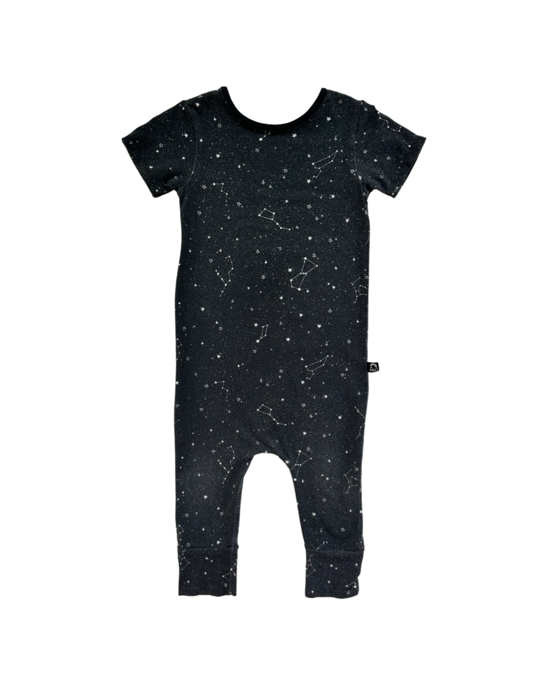 18-24M Baby Boy / Girl Black Constellations RAGS to Raches Romper