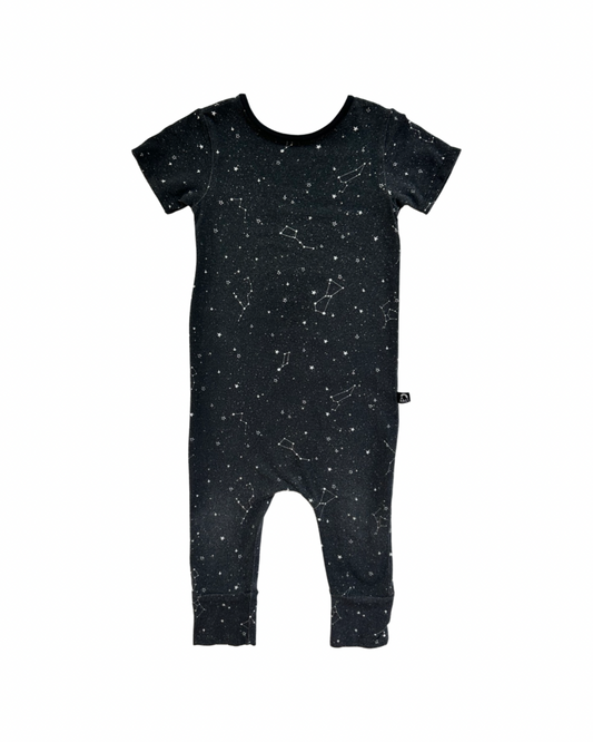 18-24M Baby Boy / Girl Black Constellations RAGS to Raches Romper