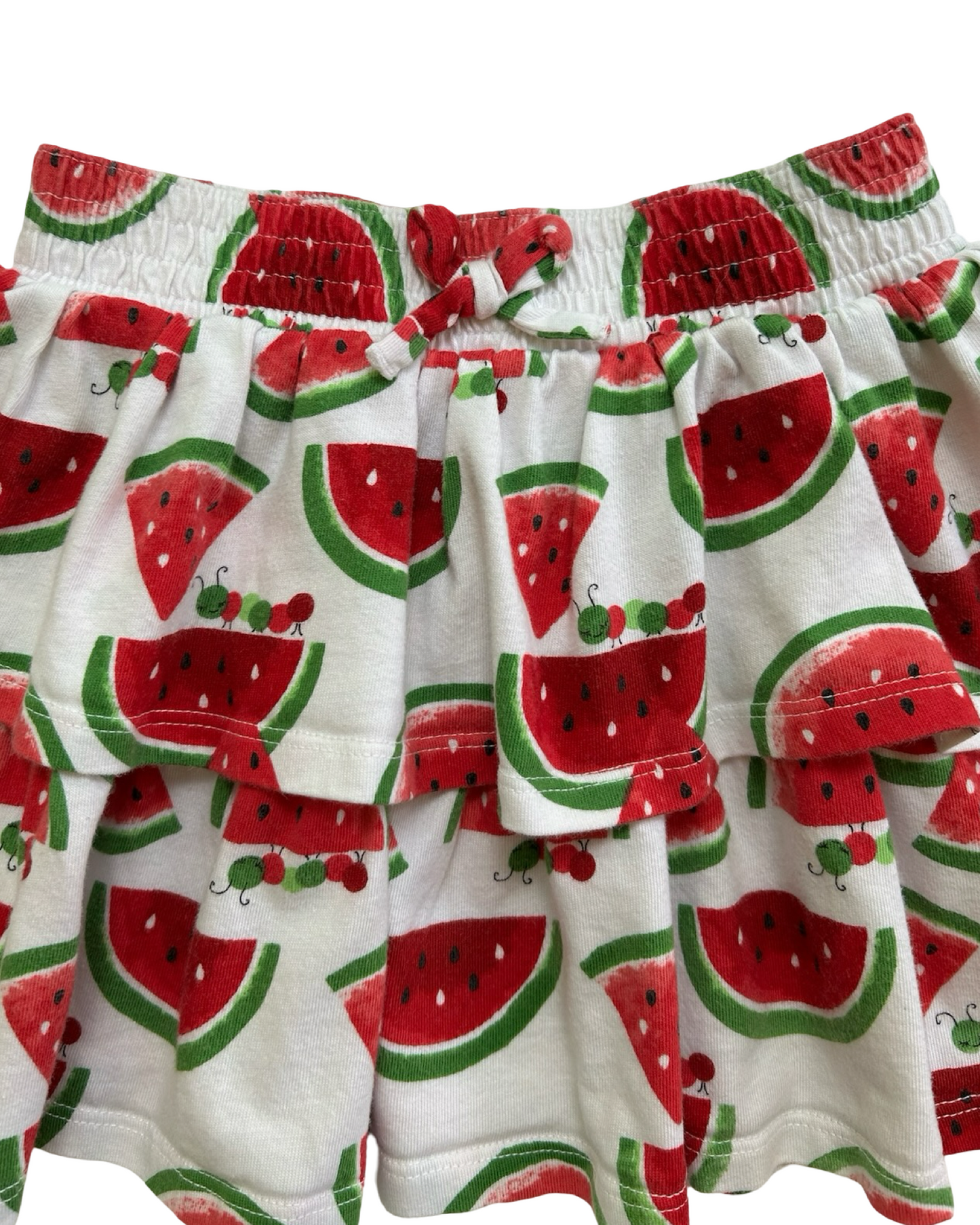 4Y Toddlers Girls Crazy 8 Watermelon 🍉 🍉 Ruffle Skirt