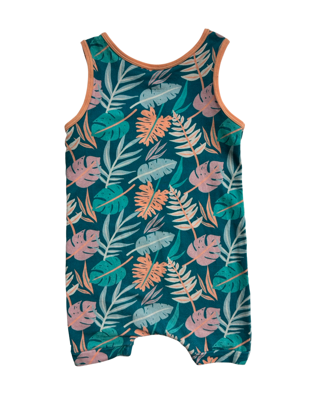18-24M Baby Boy RAGS to Raches Tropical Tank Shortie Romper