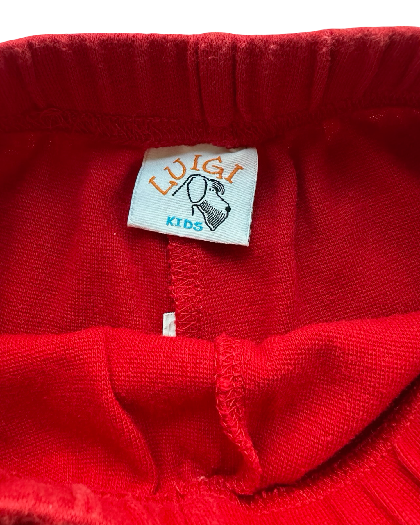 2T Toddler Girl Luigi Kids Red Trim Ruffle Shorts