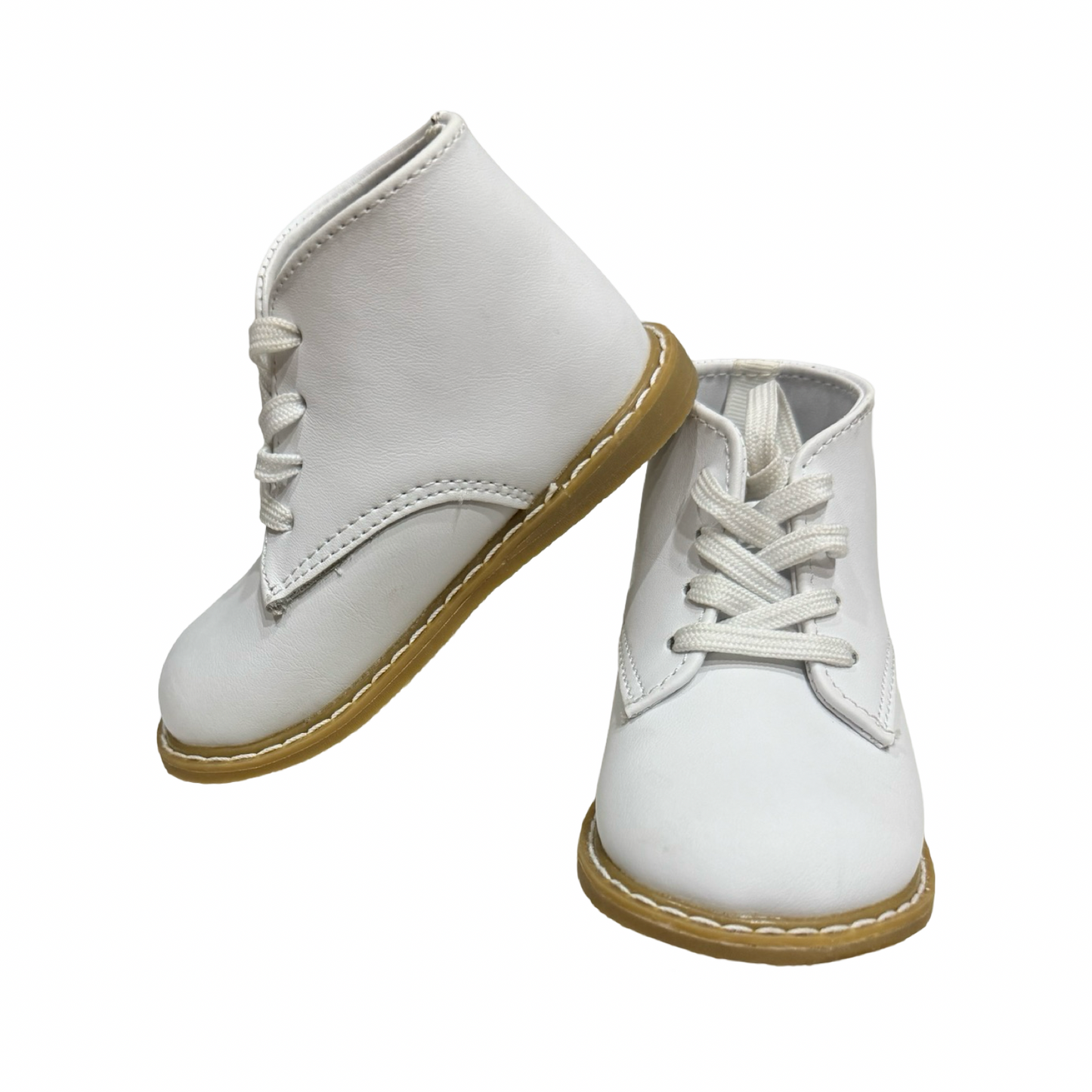 5C Toddler Boy Baby Dear White Leather Dress shoes