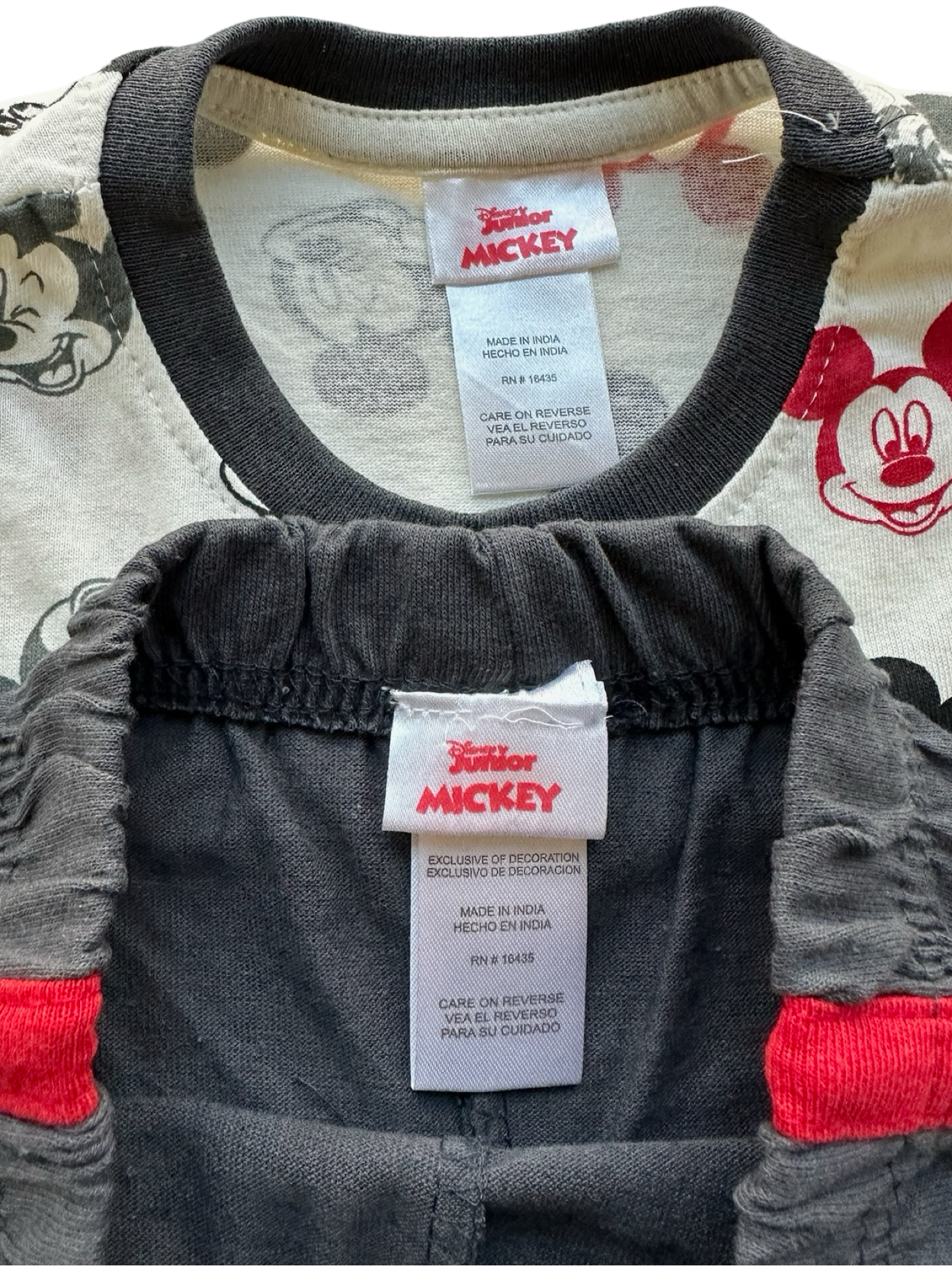 24M Baby Boys Disney Mickey Mouse Tank Top And Short MM Print.