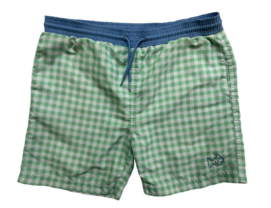 10Y Prodoh Gingham Swin Trunk, Boys
