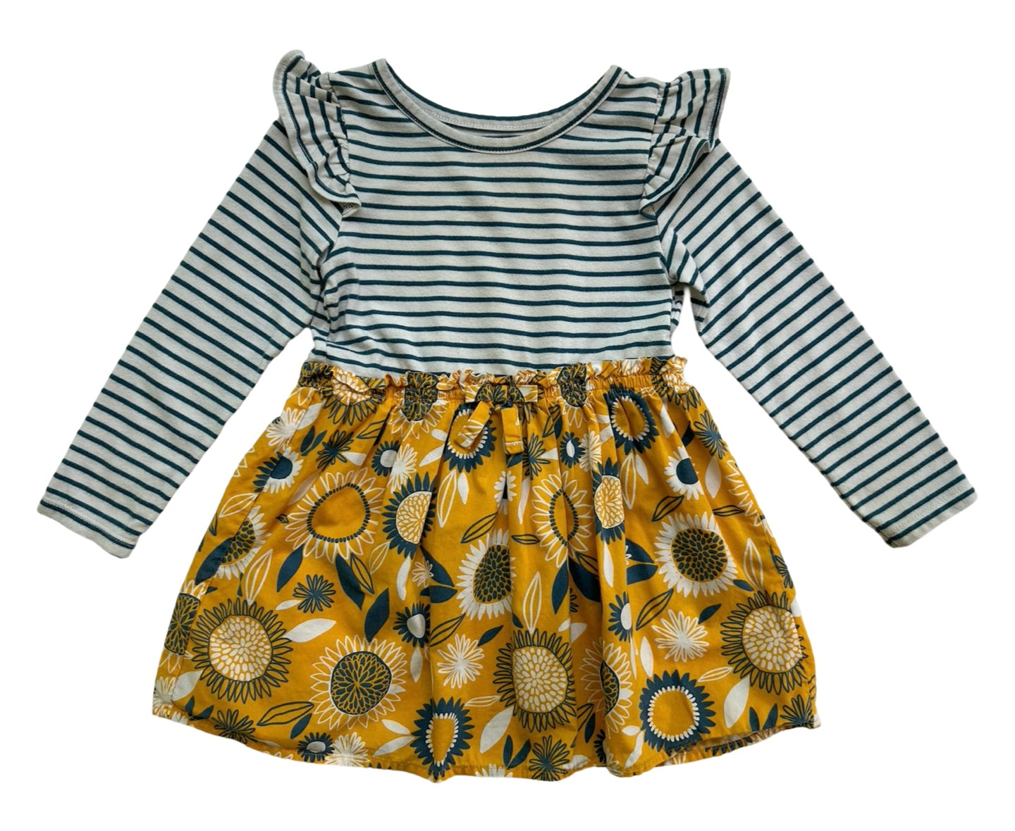 2T Toddler Girls Cat & Jack Striped Floral Dress