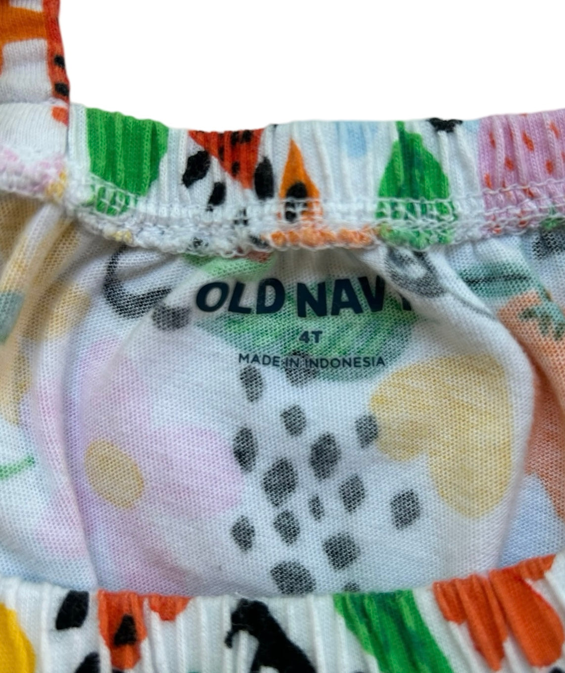 4Y Old Navy Baby Girls Orange Floral Printed Romper.