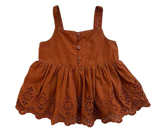 3Y Baby Gap Eyelet Tank Top Girls Dress