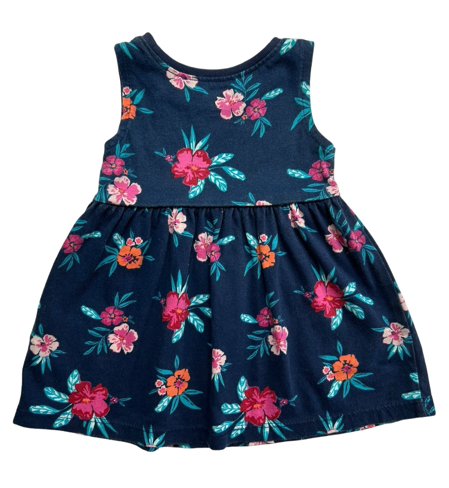 0-3M Baby Girls Old Navy Floral Dress.