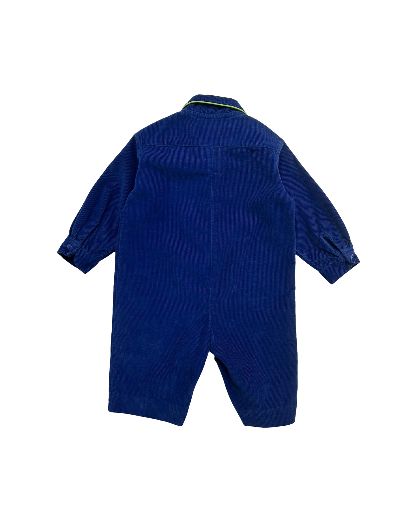 3M Baby Boy Monday’s Child Appliqué Snowman ⛄️ Holiday Corduroy Longall Romper.