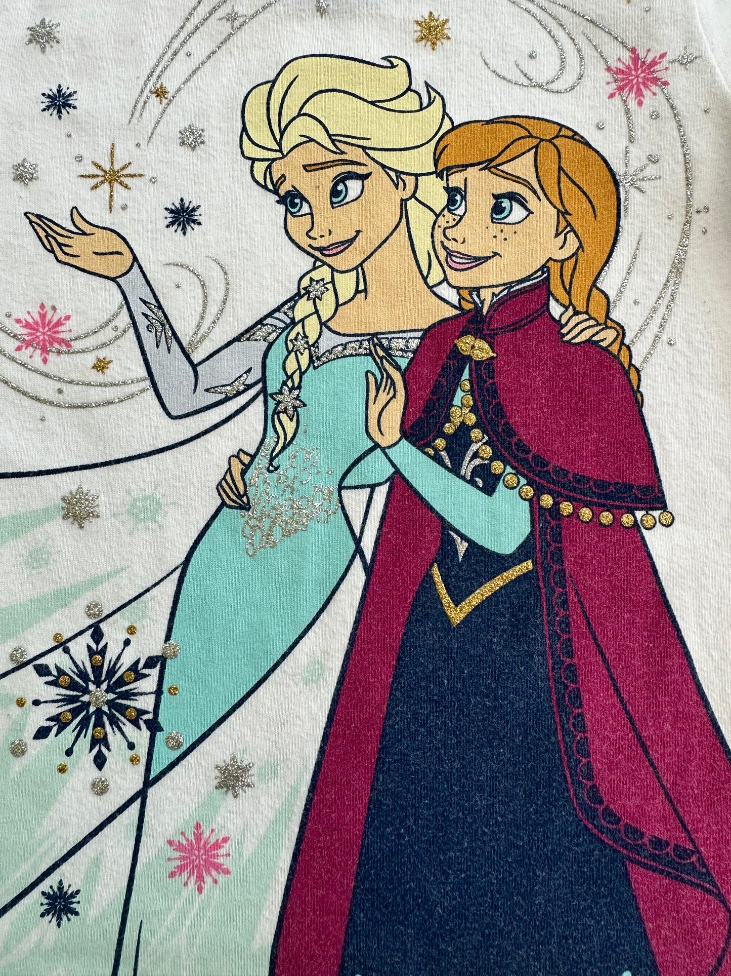 2T Toddler Girl Disney Frozen Elsa & Anna 2pc PJs