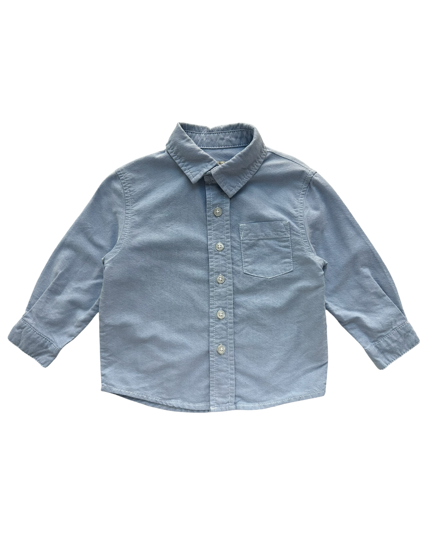 18M Baby Boys Cherokee Long Sleeve Button Down Shirt.
