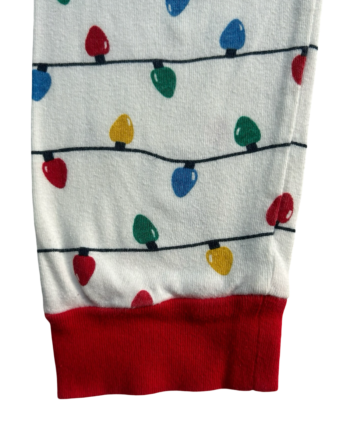 8T Toddler Boys Gymboree Christmas Lights Gymmies Cotton Pjs 2 Piece Set Sleepwear.