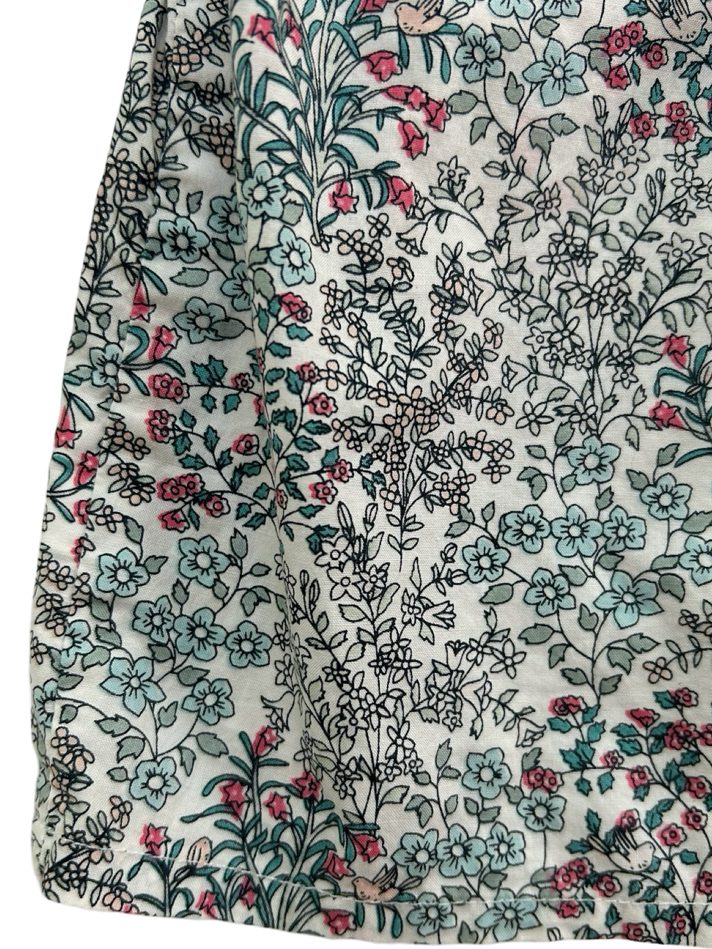 12M-18M Baby Girls Tea Collection Blouse Top Floral Short Sleeve.