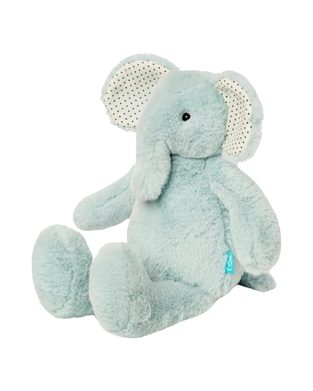 Manhattan Toy Co. Pattern Pal Blue Elephant 14” Plush Baby Lovey Stuffed Animal