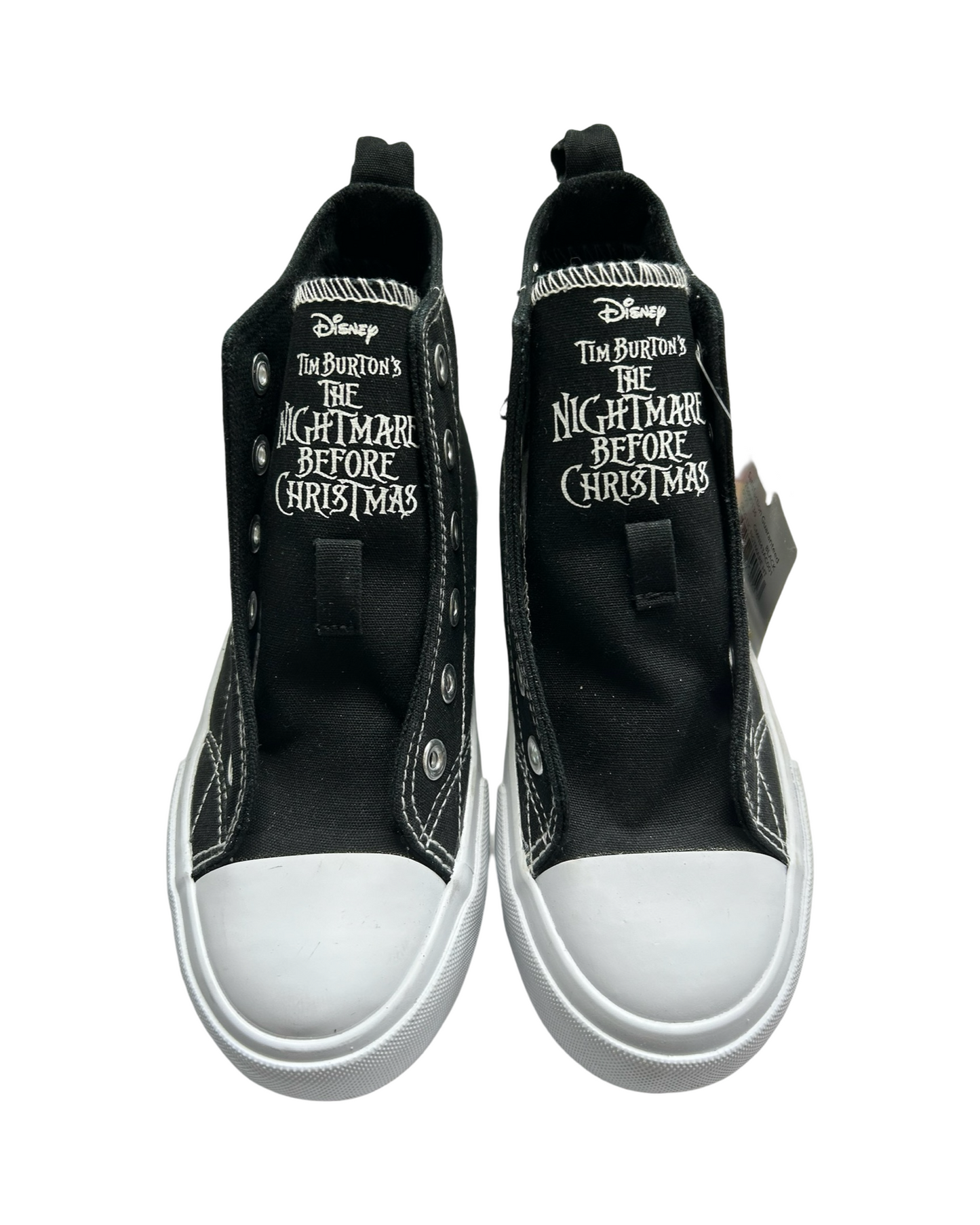 13C Toddler Girl / Boy Black Disney Tim Burtons The Nightmare Before Christmas Canvas Shoes