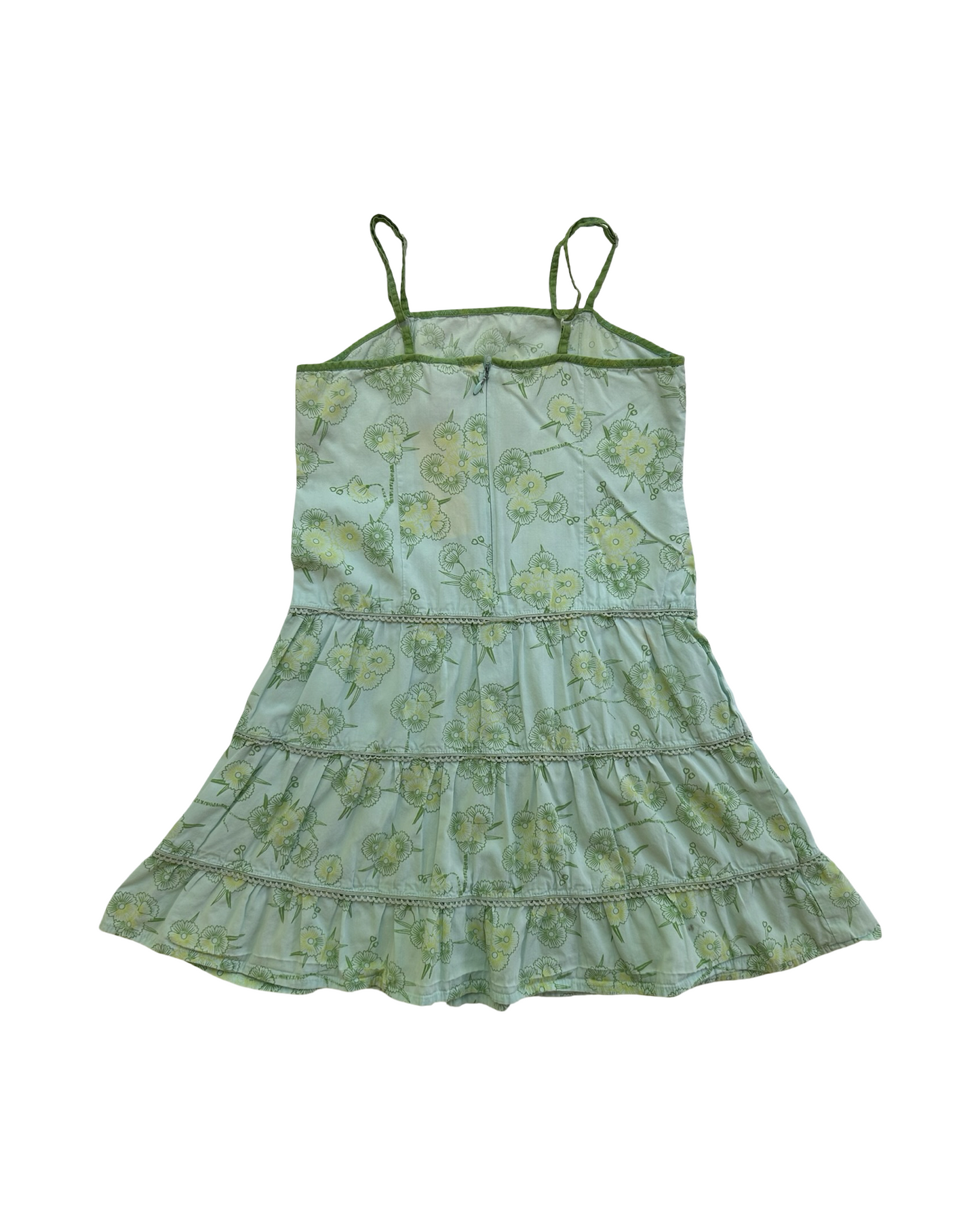 4T  Toddlers Girls Old  Navy Floral Printed, Sleeveless Tiered, Ruffle Tiers Dress.
