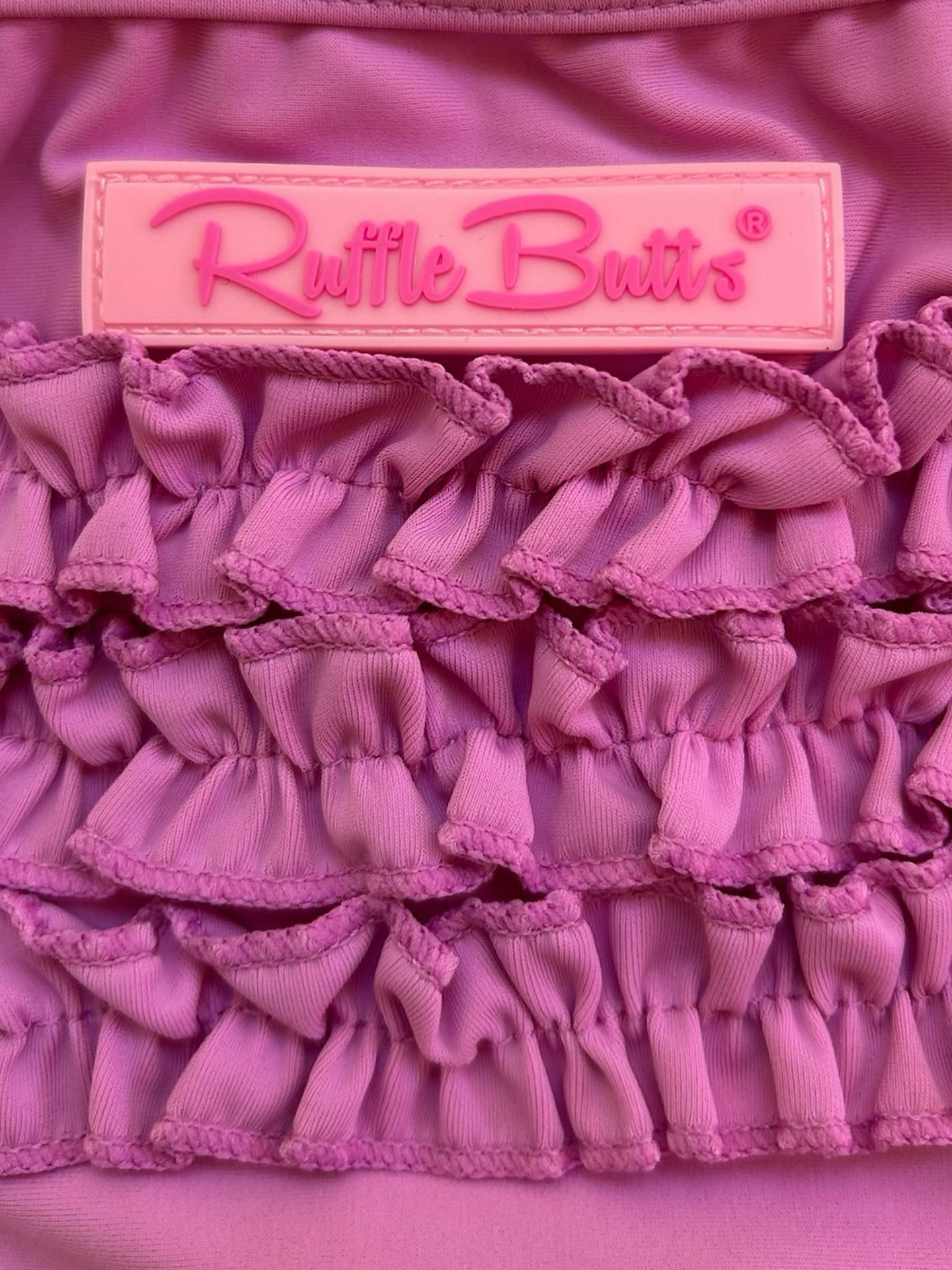 18M - 24M  Baby Girls RuffleButts Rainbow Dream Orchid Butterfly Tankini 2 Pieces Set. NWT